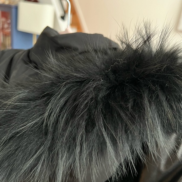 RUDSAK GOOSE DOWN COAT WITH GENUINE LEATHER - Picture 5 of 8